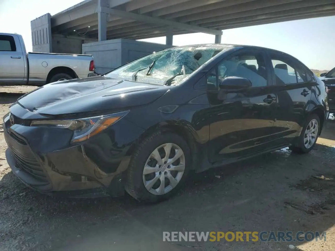 1 Photograph of a damaged car 5YFB4MDE2PP024200 TOYOTA COROLLA 2023