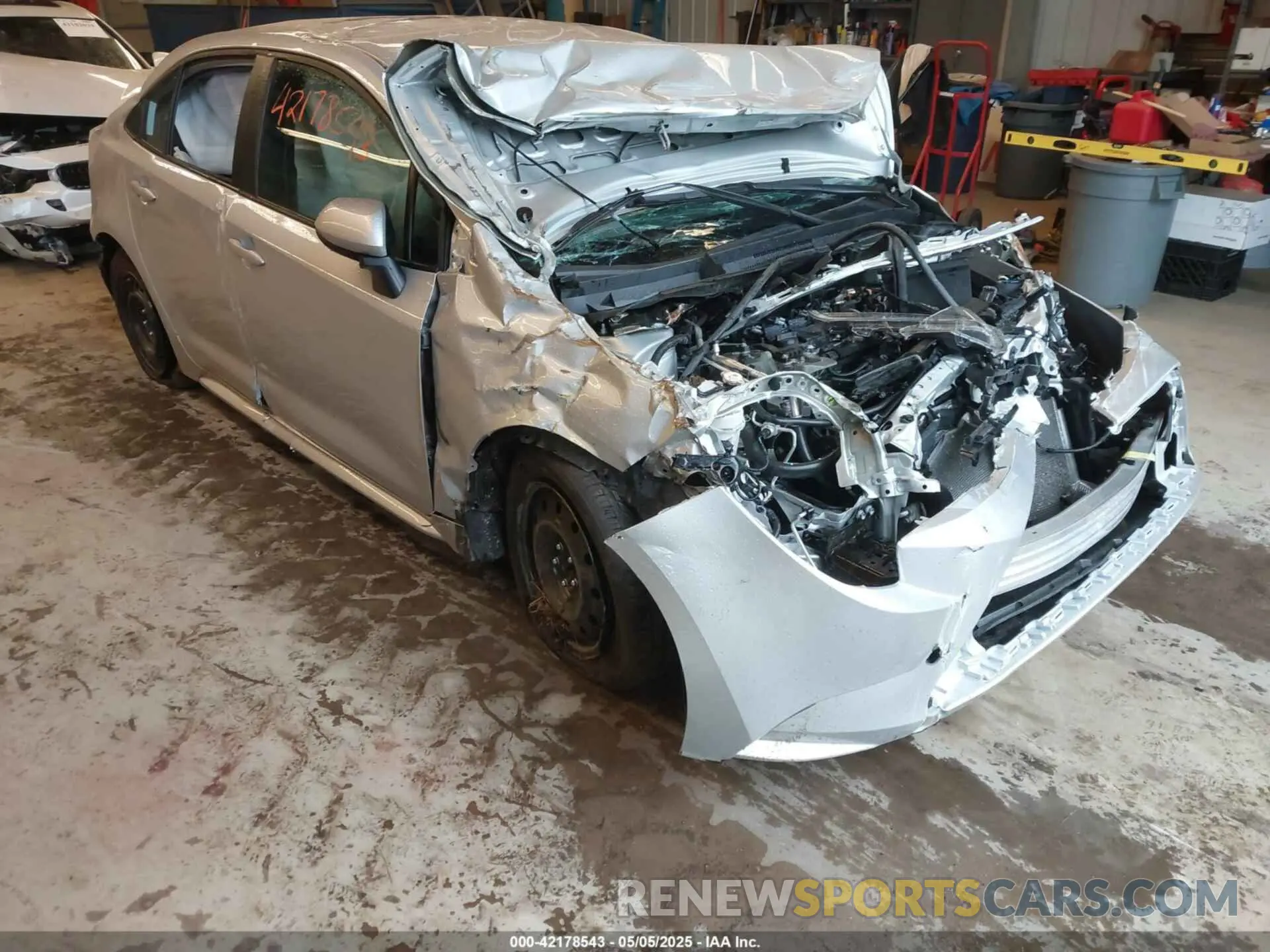1 Photograph of a damaged car 5YFB4MDE2PP025296 TOYOTA COROLLA 2023