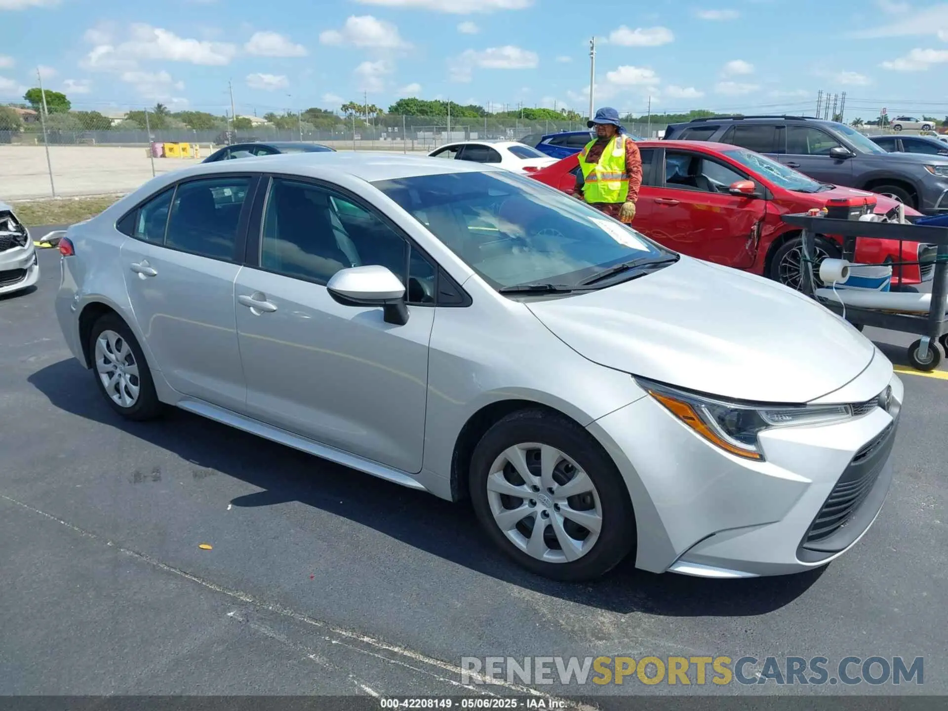 1 Photograph of a damaged car 5YFB4MDE2PP038002 TOYOTA COROLLA 2023