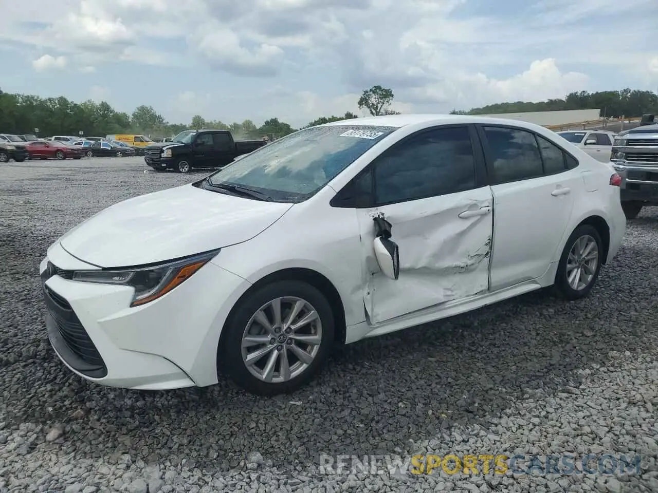 1 Photograph of a damaged car 5YFB4MDE2PP042518 TOYOTA COROLLA 2023