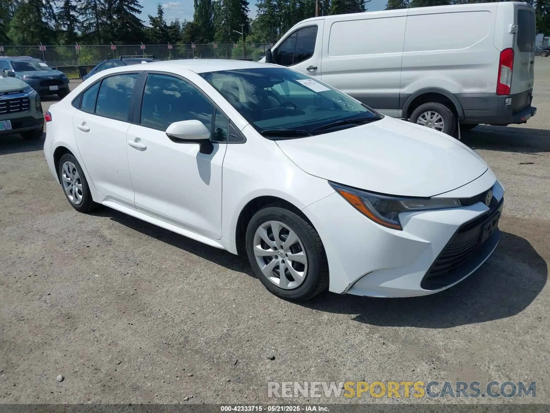 1 Photograph of a damaged car 5YFB4MDE2PP054717 TOYOTA COROLLA 2023