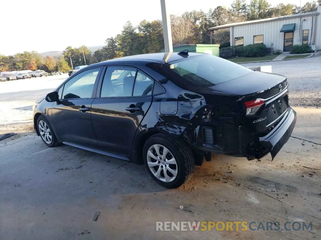 2 Photograph of a damaged car 5YFB4MDE2PP068181 TOYOTA COROLLA 2023