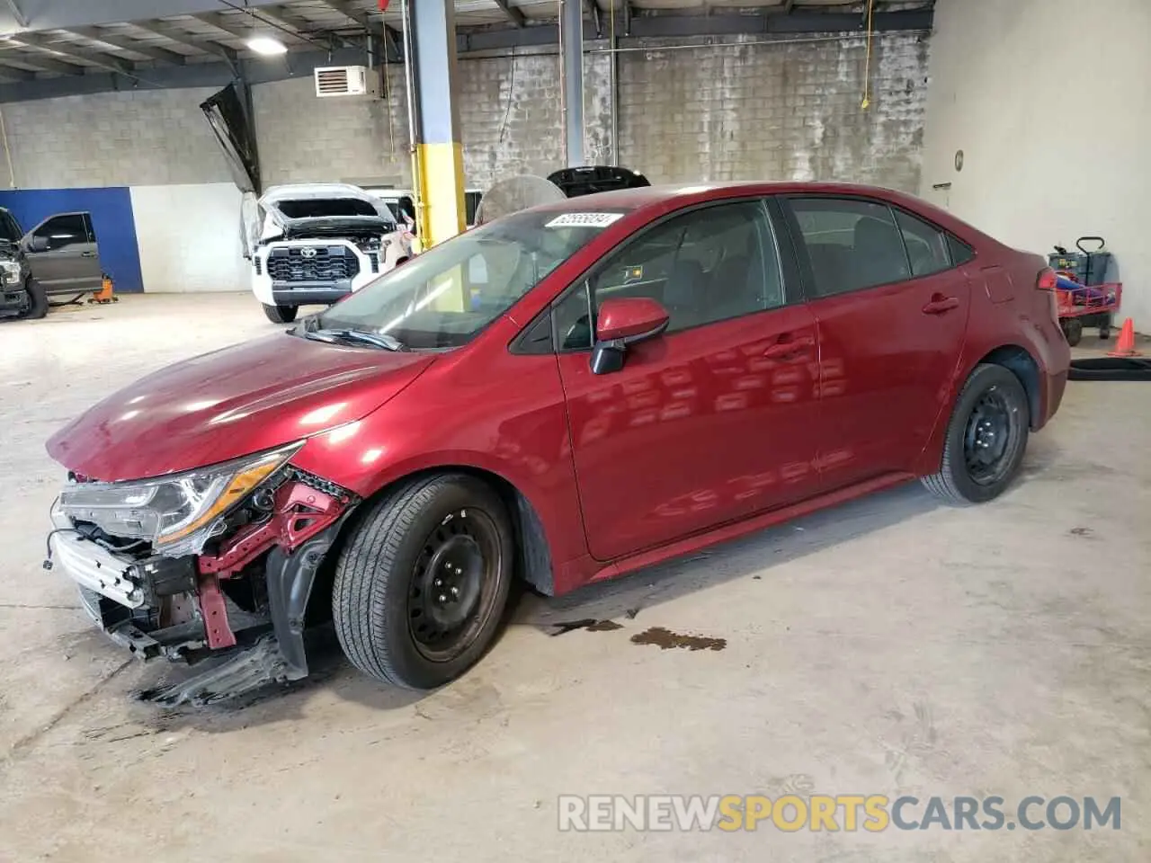 1 Photograph of a damaged car 5YFB4MDE2PP074529 TOYOTA COROLLA 2023