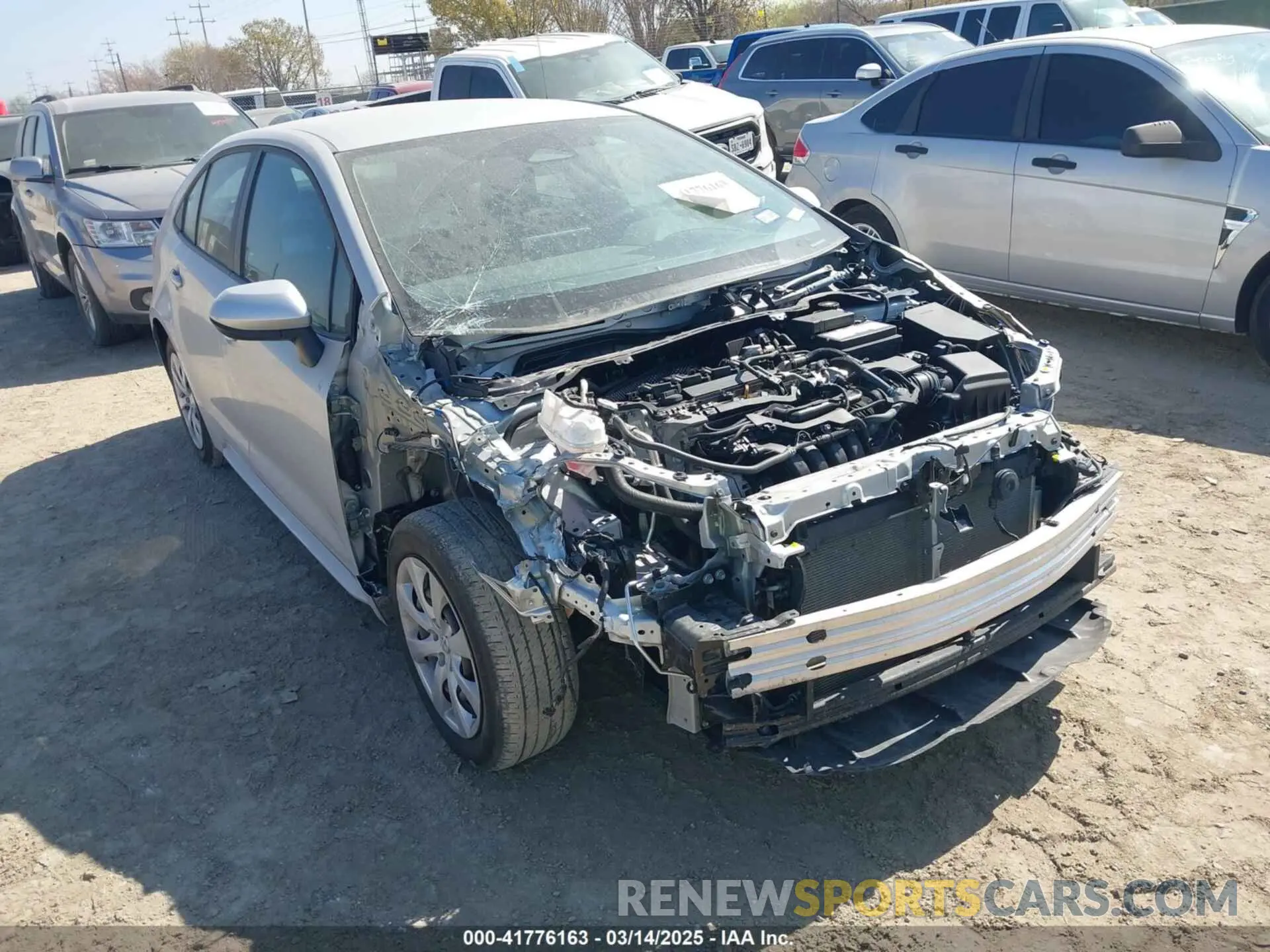 6 Photograph of a damaged car 5YFB4MDE3PP011942 TOYOTA COROLLA 2023