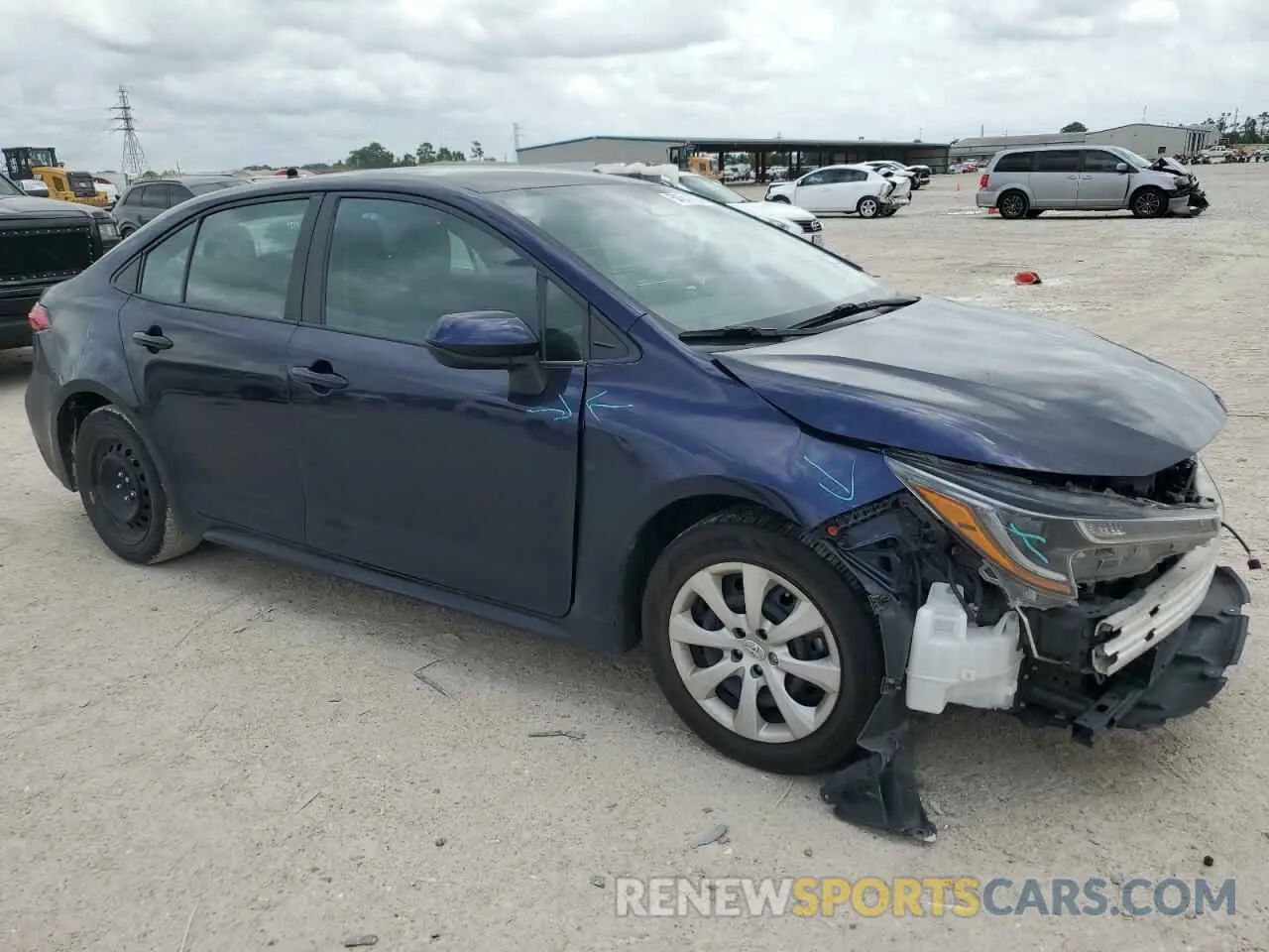 4 Photograph of a damaged car 5YFB4MDE3PP013528 TOYOTA COROLLA 2023
