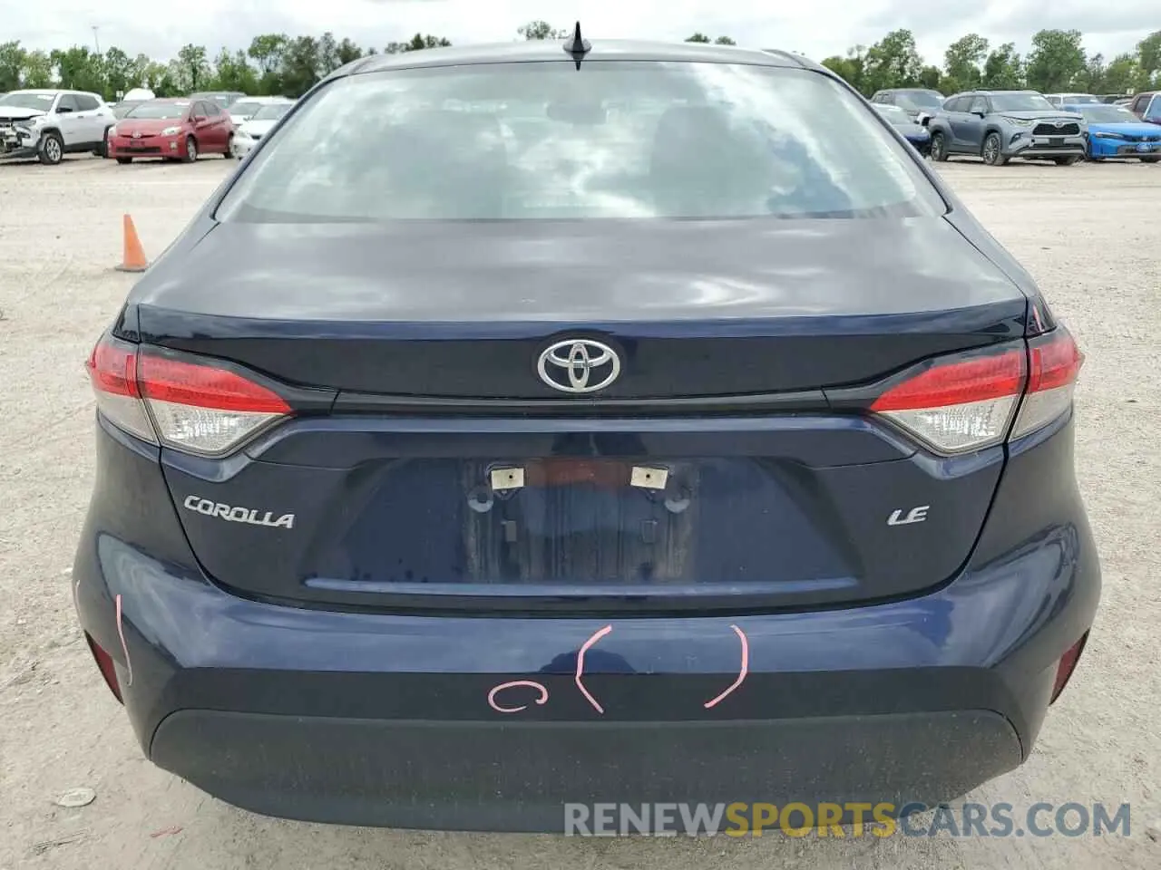 6 Photograph of a damaged car 5YFB4MDE3PP013528 TOYOTA COROLLA 2023