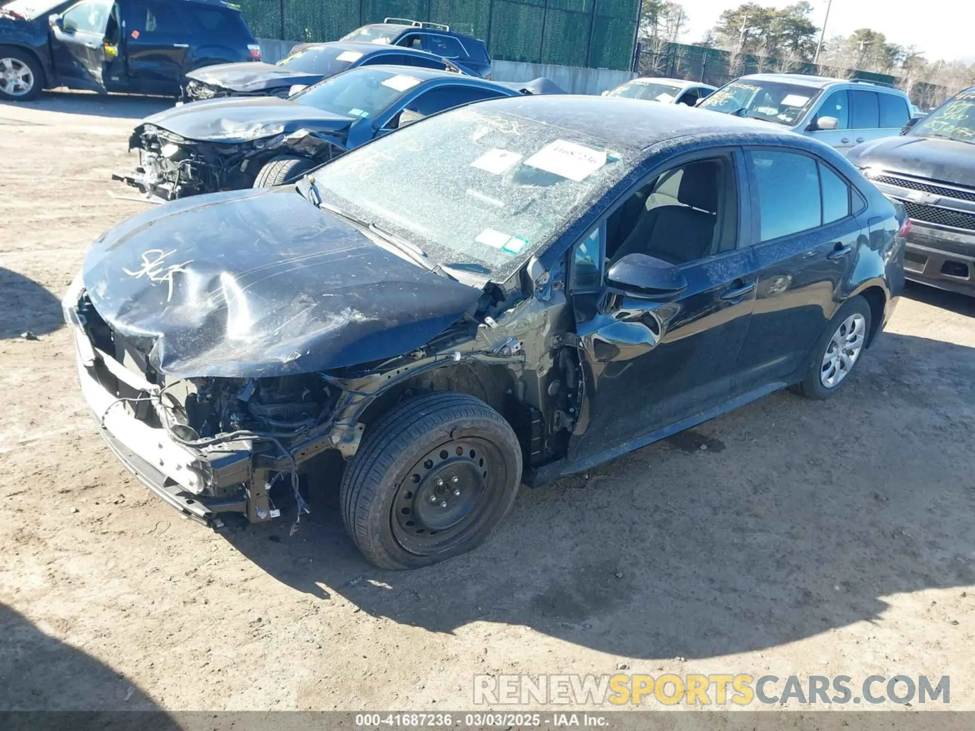 2 Photograph of a damaged car 5YFB4MDE3PP019748 TOYOTA COROLLA 2023