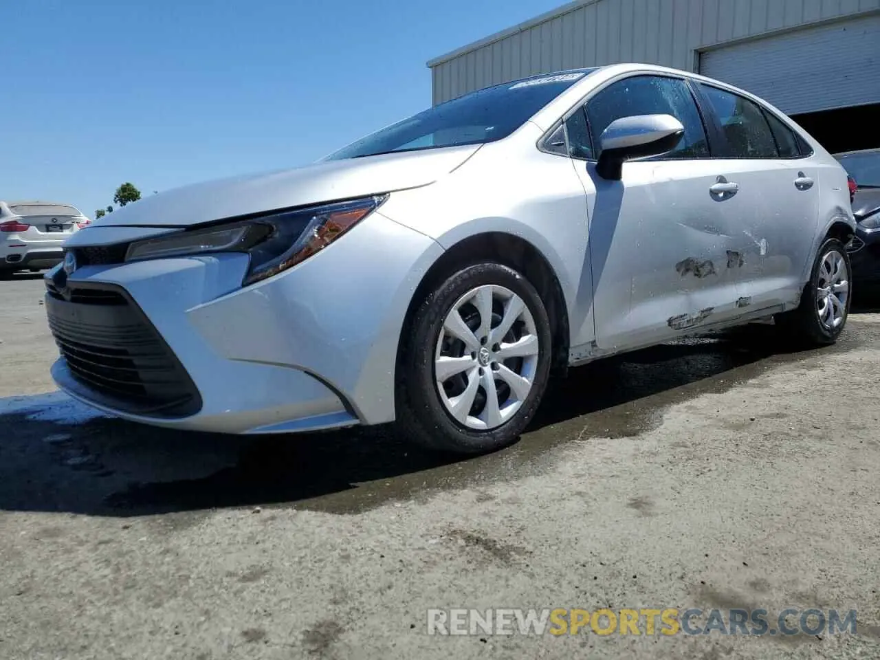 1 Photograph of a damaged car 5YFB4MDE3PP037411 TOYOTA COROLLA 2023