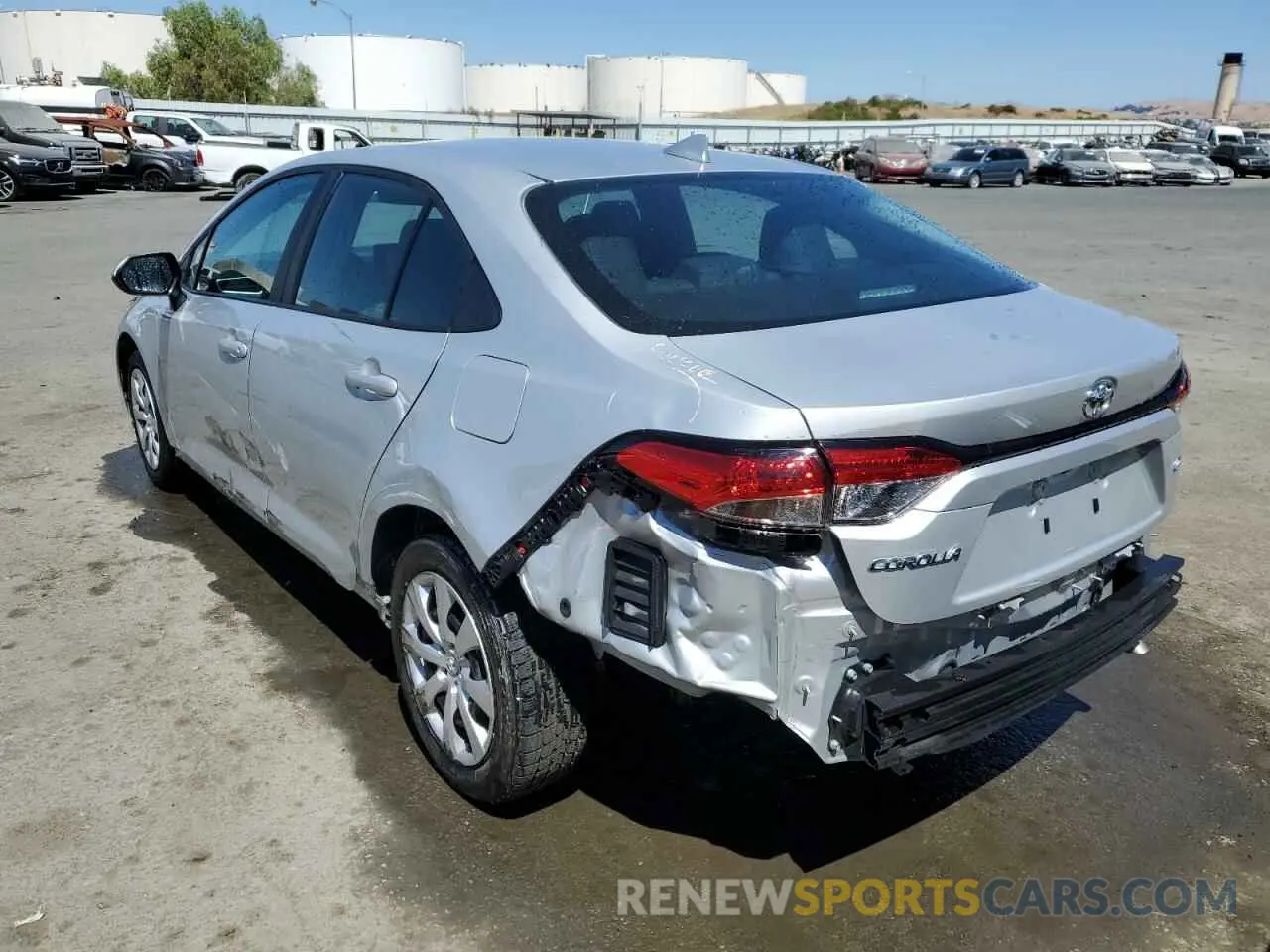 2 Photograph of a damaged car 5YFB4MDE3PP037411 TOYOTA COROLLA 2023