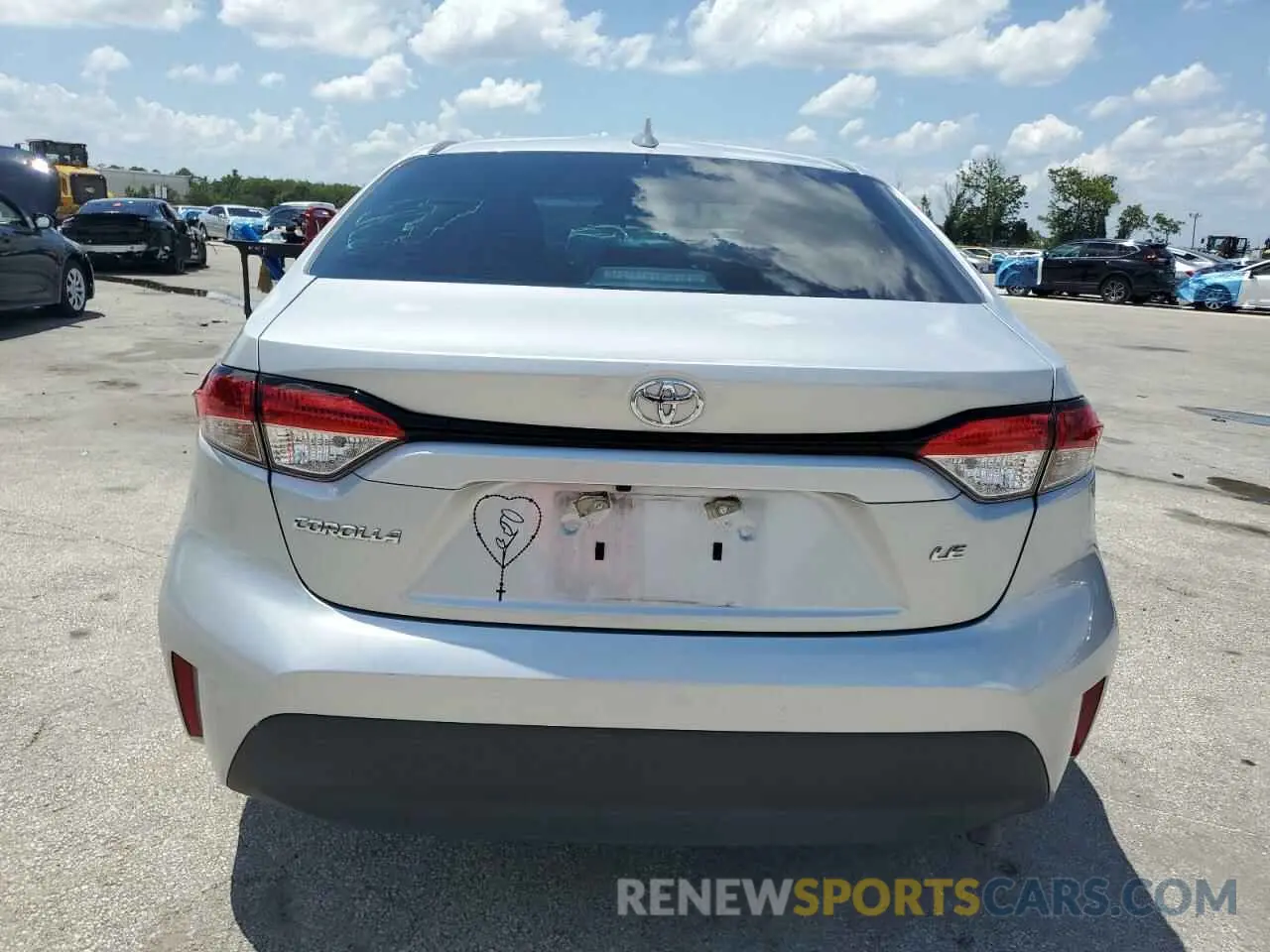 6 Photograph of a damaged car 5YFB4MDE3PP046710 TOYOTA COROLLA 2023