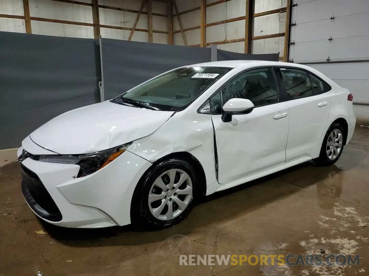 1 Photograph of a damaged car 5YFB4MDE3PP046982 TOYOTA COROLLA 2023