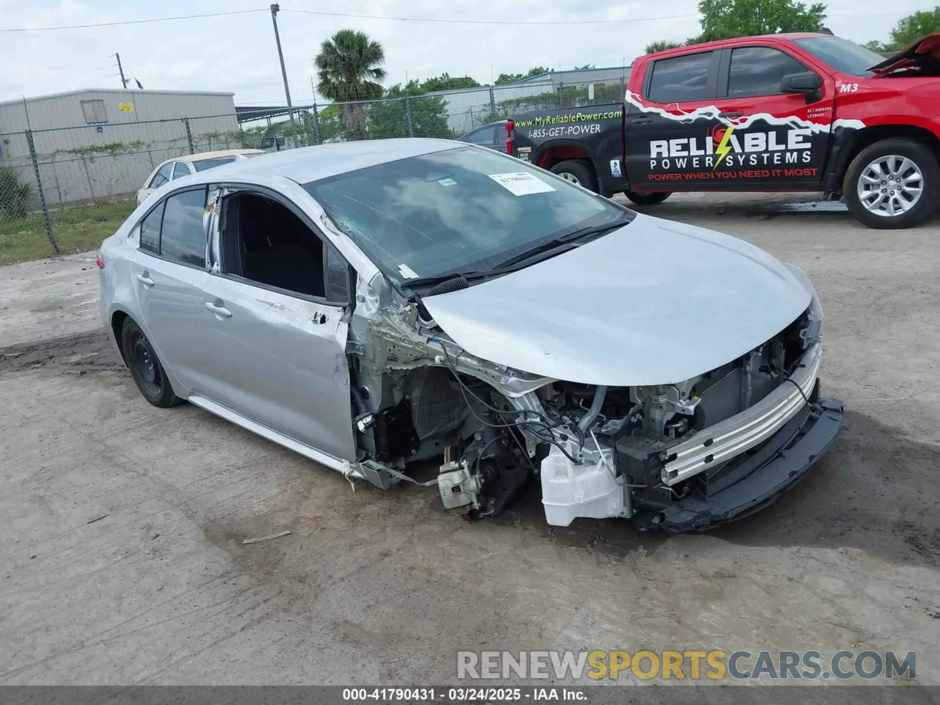 1 Photograph of a damaged car 5YFB4MDE3PP060994 TOYOTA COROLLA 2023