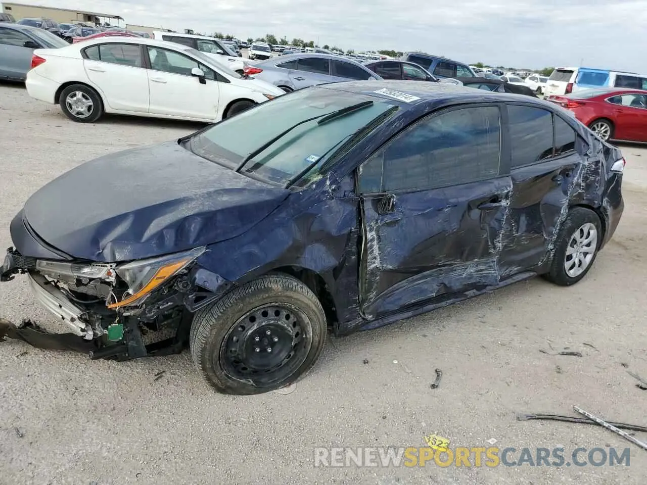 1 Photograph of a damaged car 5YFB4MDE3PP071459 TOYOTA COROLLA 2023