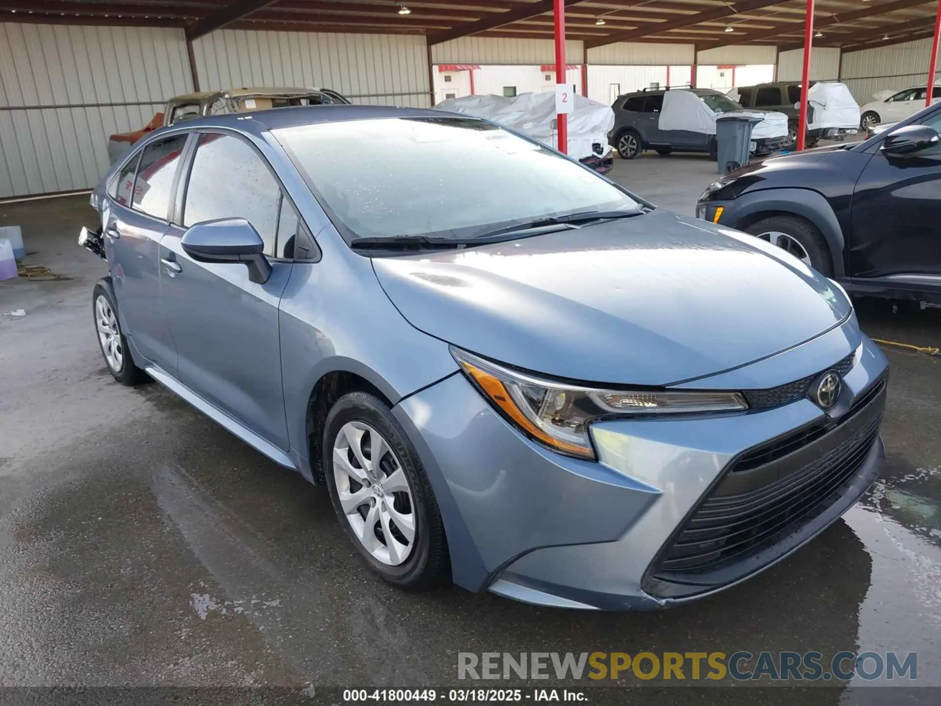 1 Photograph of a damaged car 5YFB4MDE3PP076144 TOYOTA COROLLA 2023