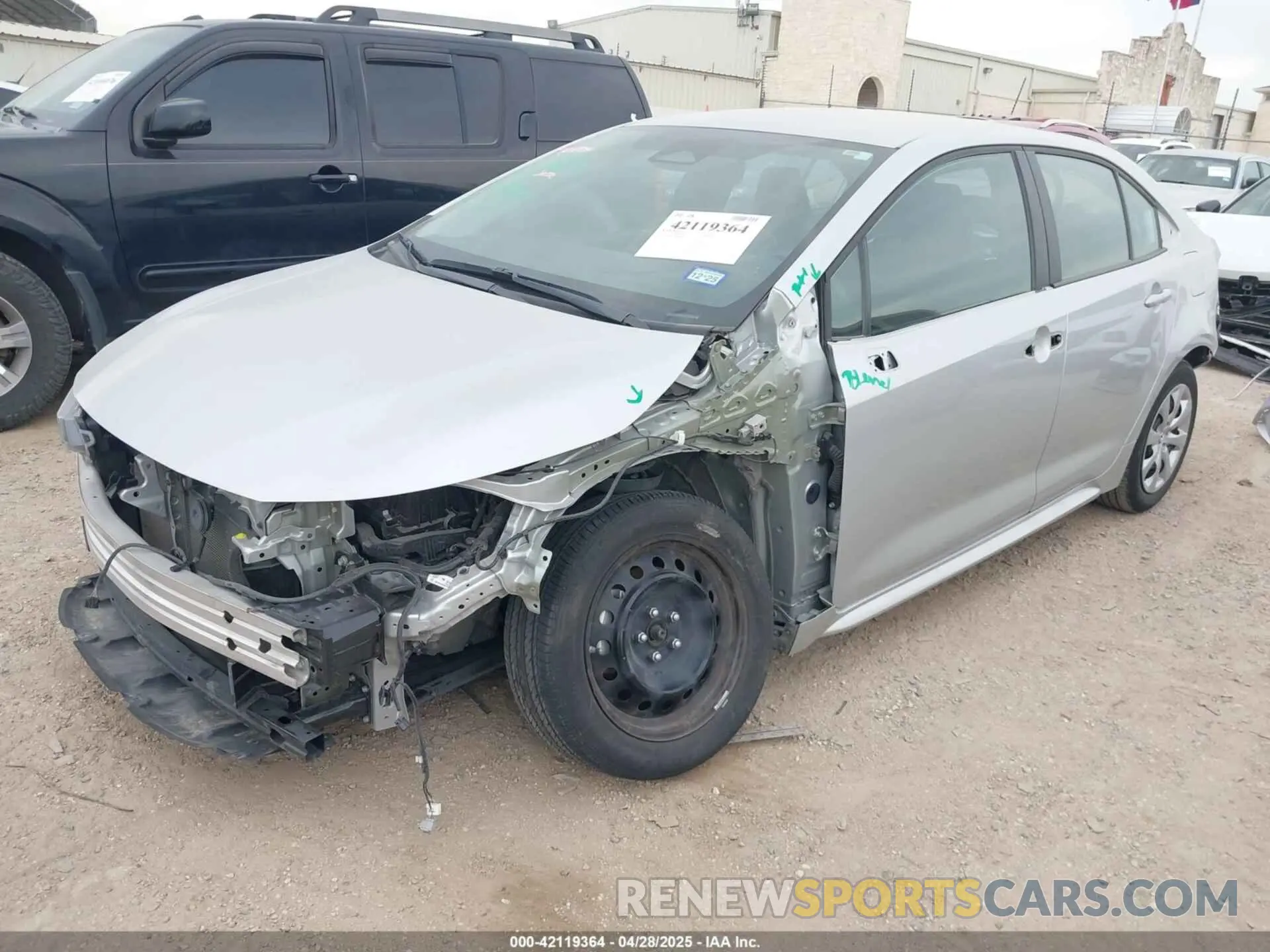 2 Photograph of a damaged car 5YFB4MDE4PP006958 TOYOTA COROLLA 2023