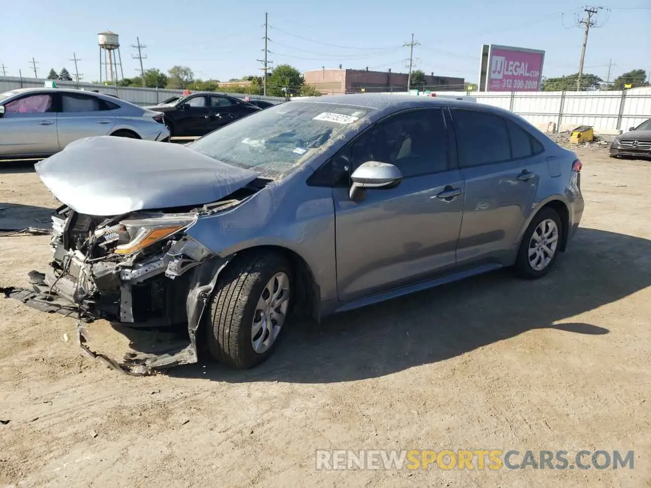 1 Photograph of a damaged car 5YFB4MDE4PP033576 TOYOTA COROLLA 2023