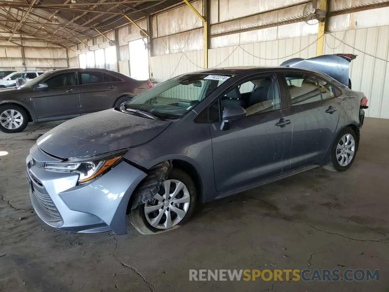 1 Photograph of a damaged car 5YFB4MDE4PP063757 TOYOTA COROLLA 2023