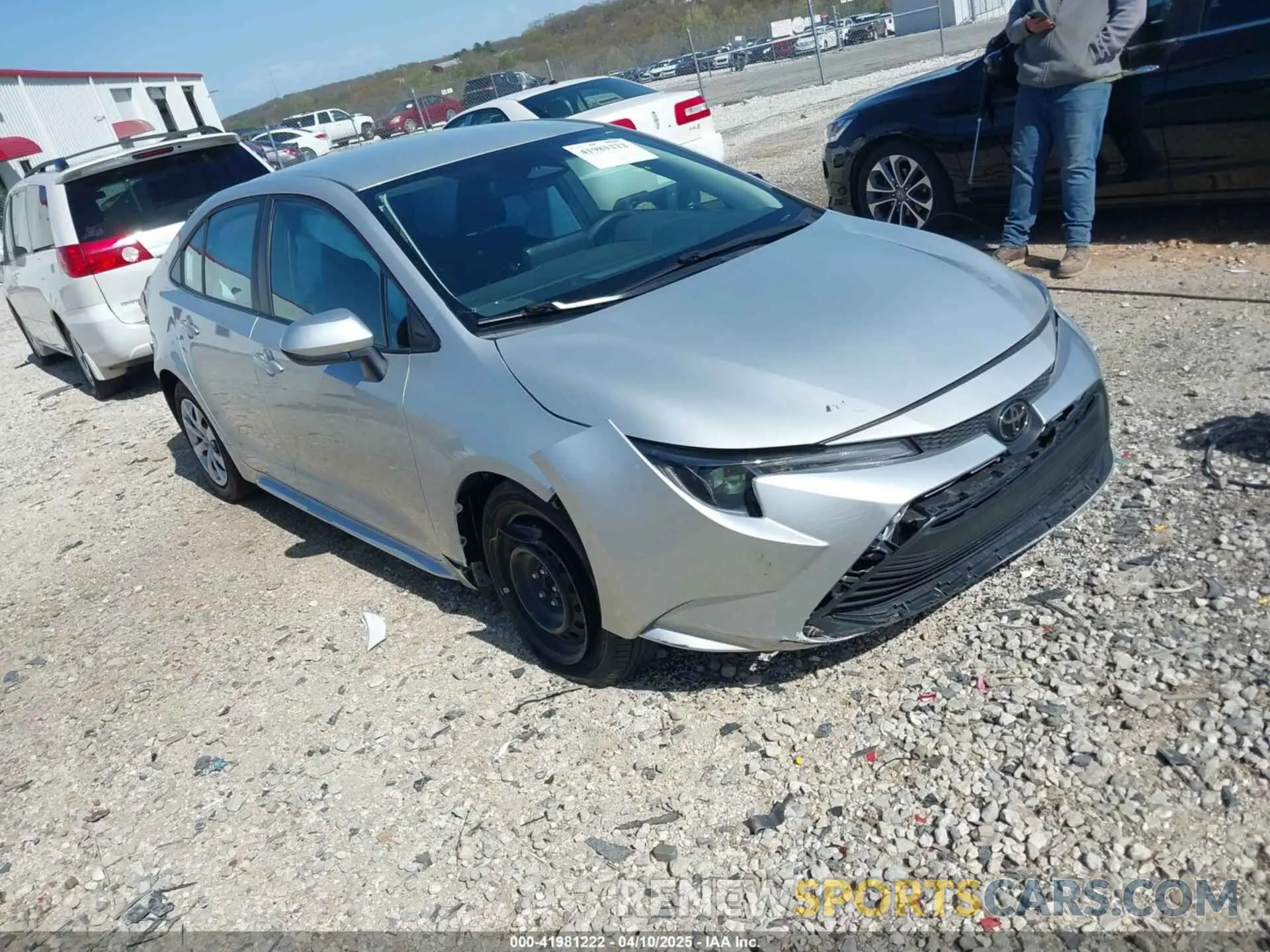 1 Photograph of a damaged car 5YFB4MDE4PP064410 TOYOTA COROLLA 2023