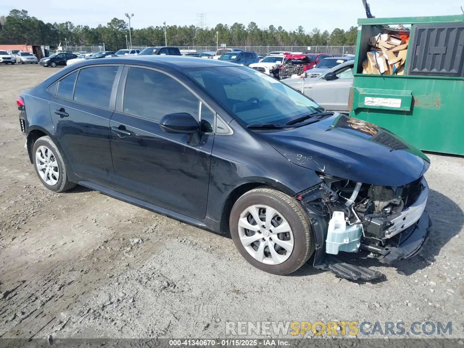 1 Photograph of a damaged car 5YFB4MDE4PP078873 TOYOTA COROLLA 2023