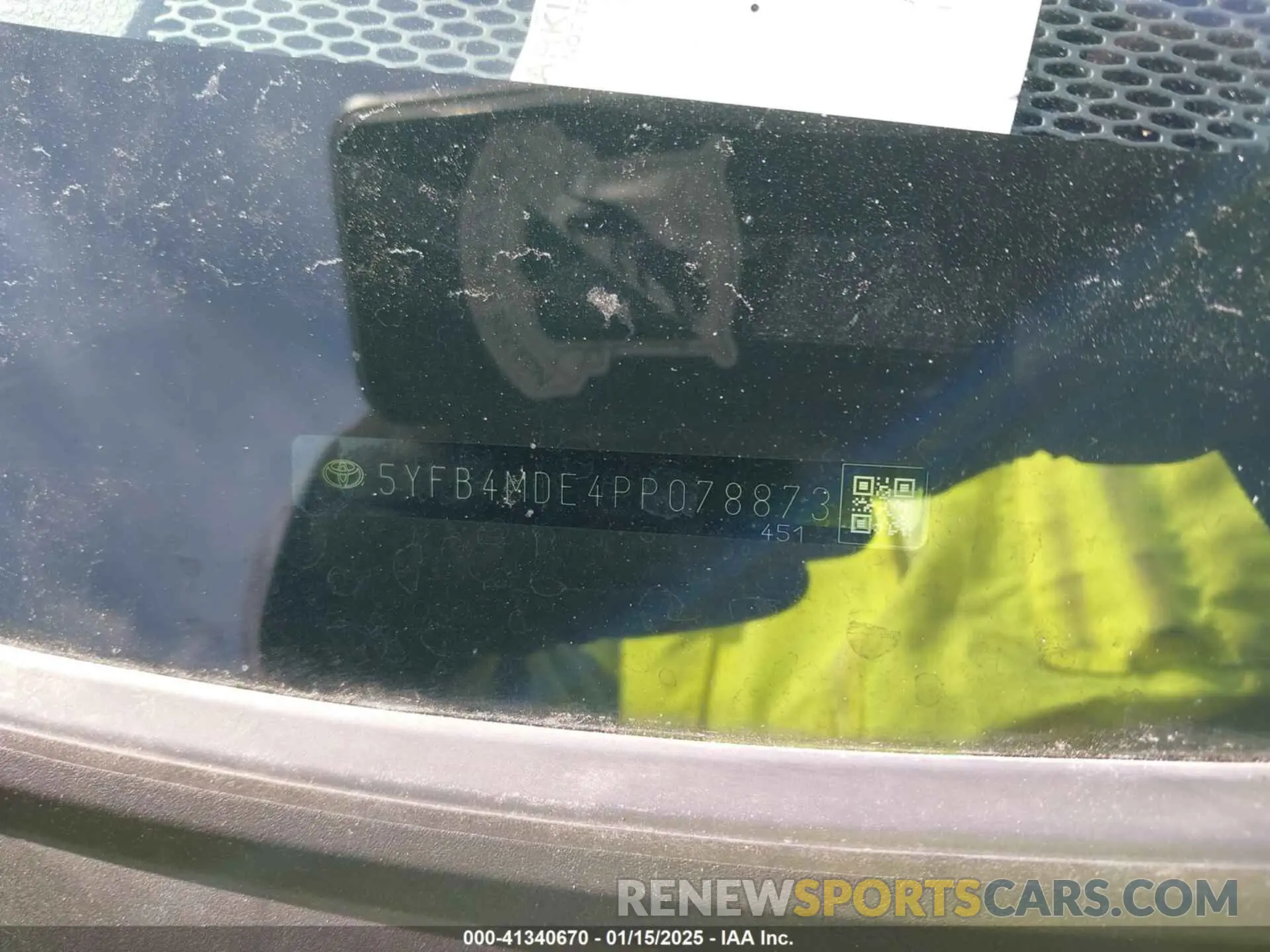 9 Photograph of a damaged car 5YFB4MDE4PP078873 TOYOTA COROLLA 2023