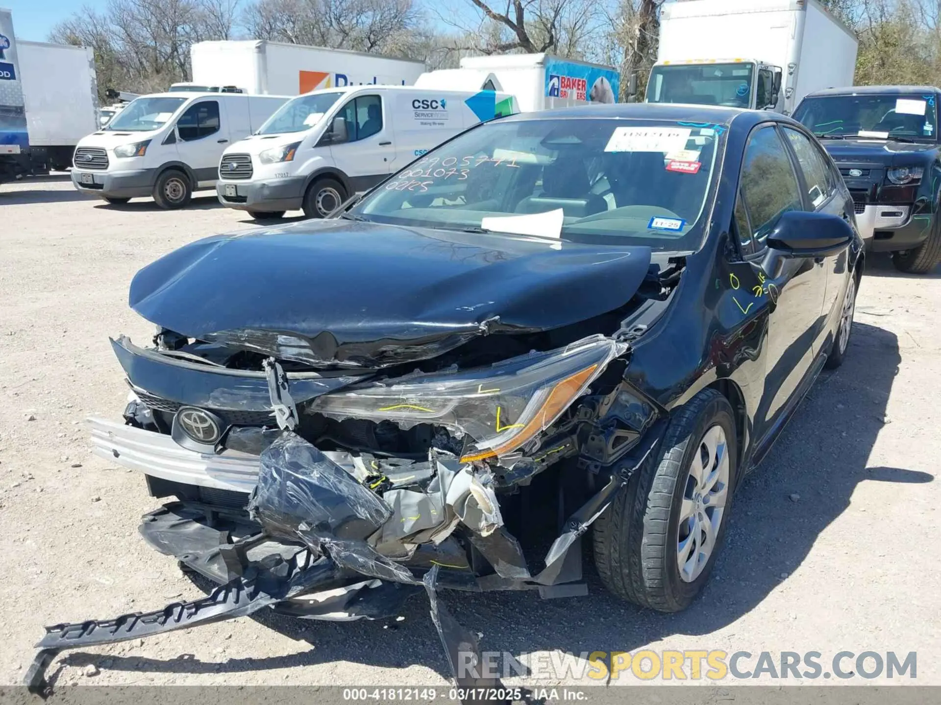 2 Photograph of a damaged car 5YFB4MDE5PP001073 TOYOTA COROLLA 2023