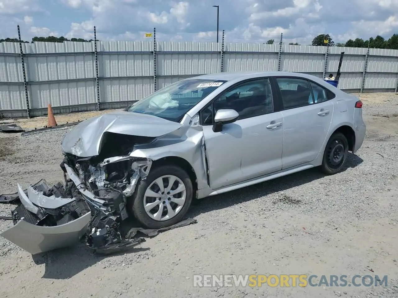 1 Photograph of a damaged car 5YFB4MDE5PP007925 TOYOTA COROLLA 2023