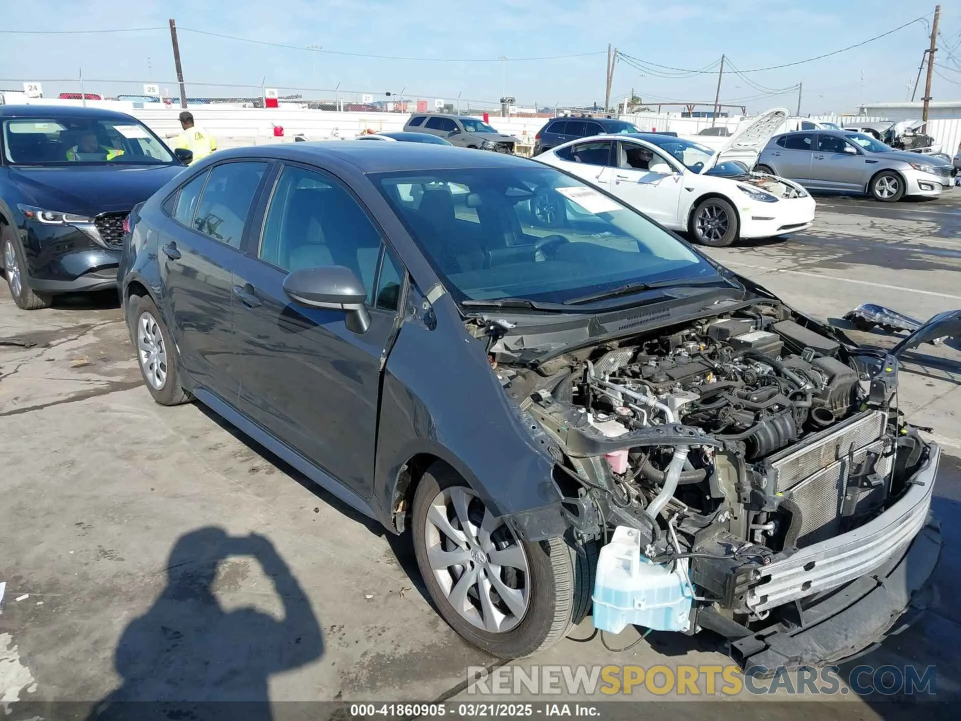 1 Photograph of a damaged car 5YFB4MDE5PP014910 TOYOTA COROLLA 2023