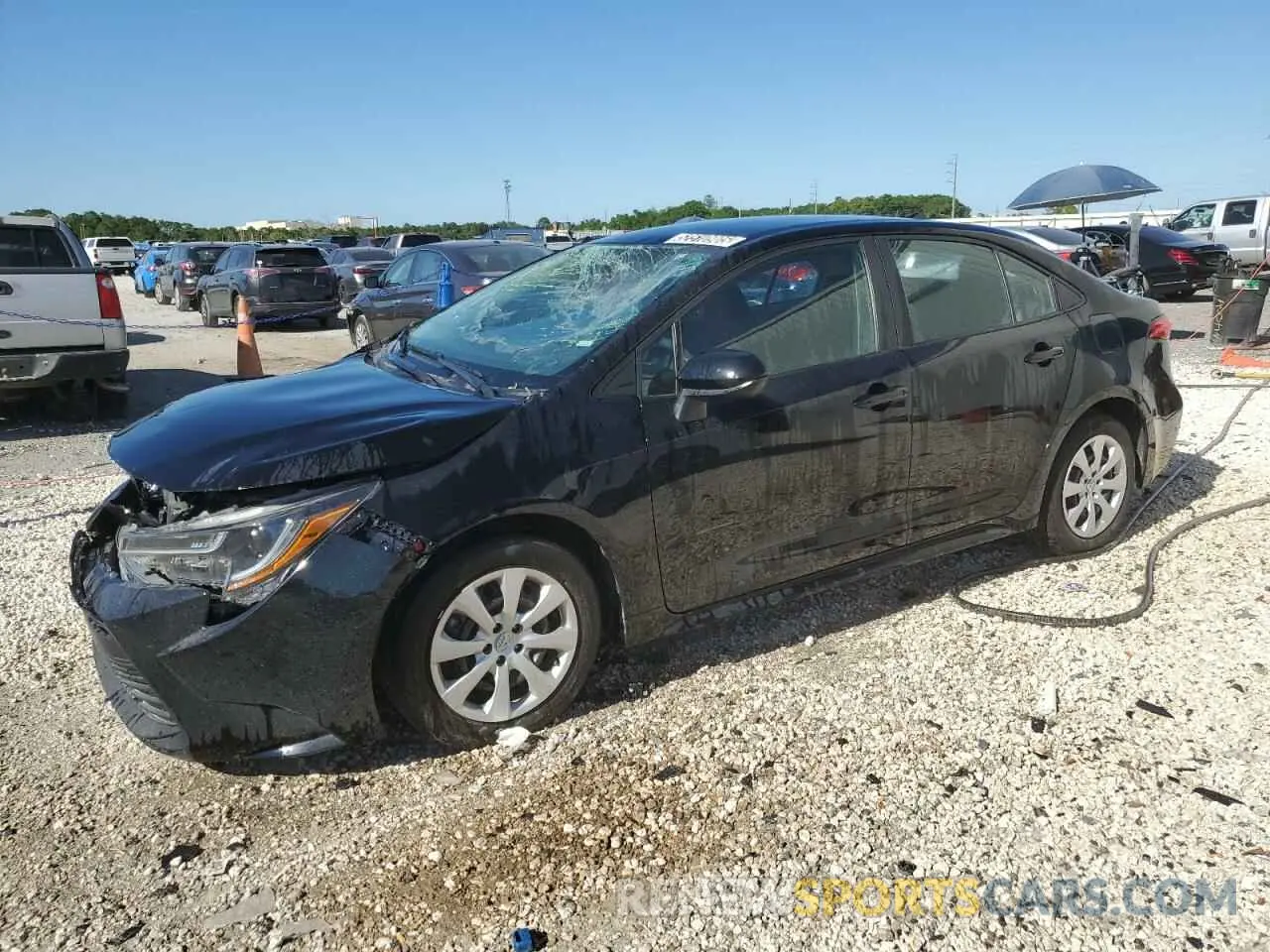 1 Photograph of a damaged car 5YFB4MDE5PP022554 TOYOTA COROLLA 2023