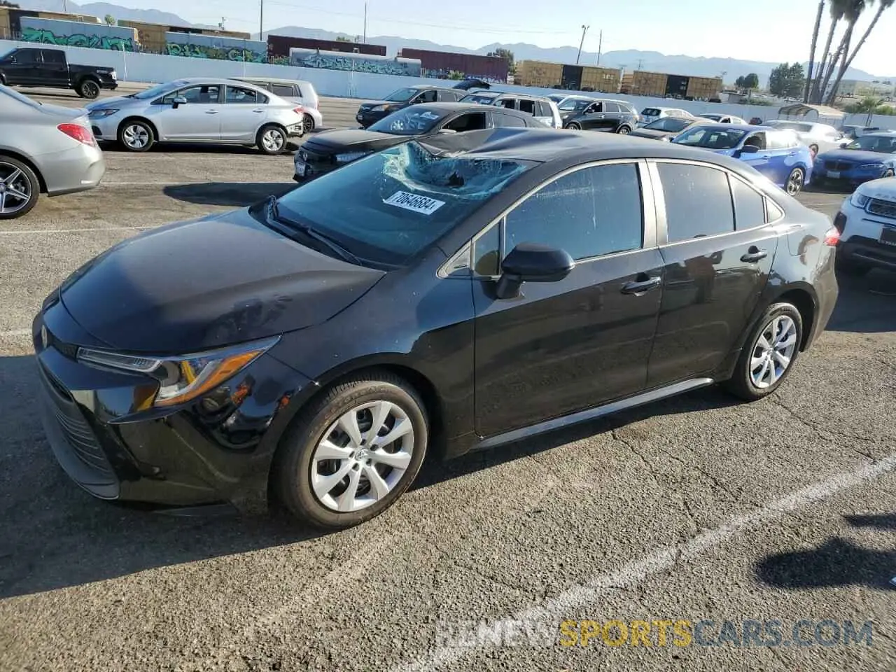 1 Photograph of a damaged car 5YFB4MDE5PP026412 TOYOTA COROLLA 2023