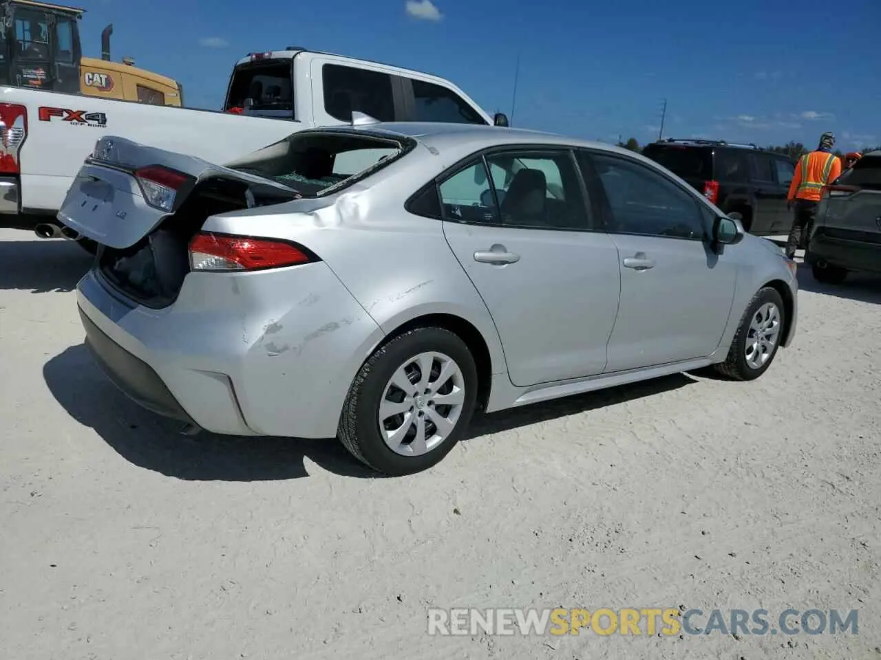 3 Photograph of a damaged car 5YFB4MDE5PP054517 TOYOTA COROLLA 2023
