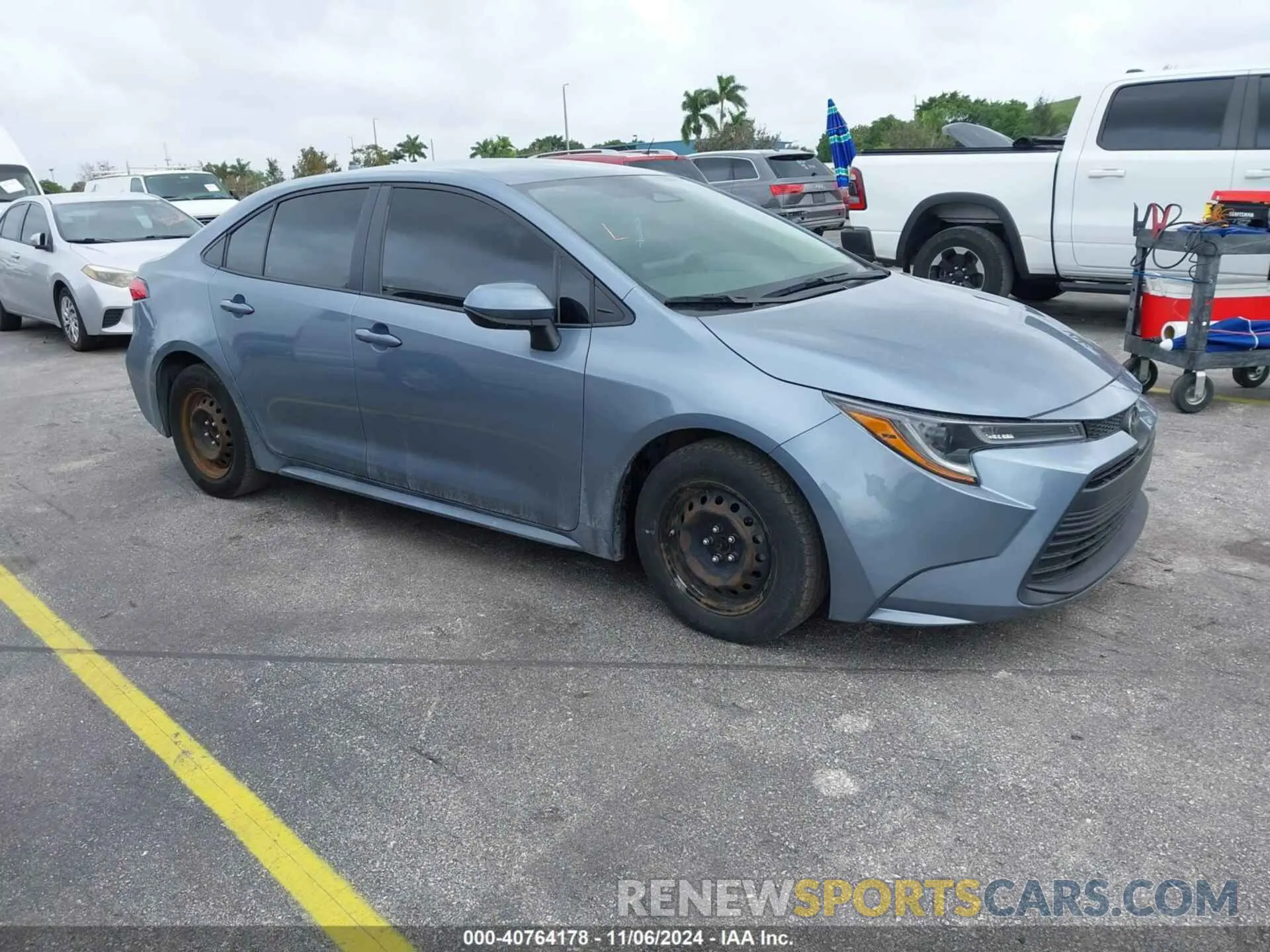 1 Photograph of a damaged car 5YFB4MDE5PP056154 TOYOTA COROLLA 2023