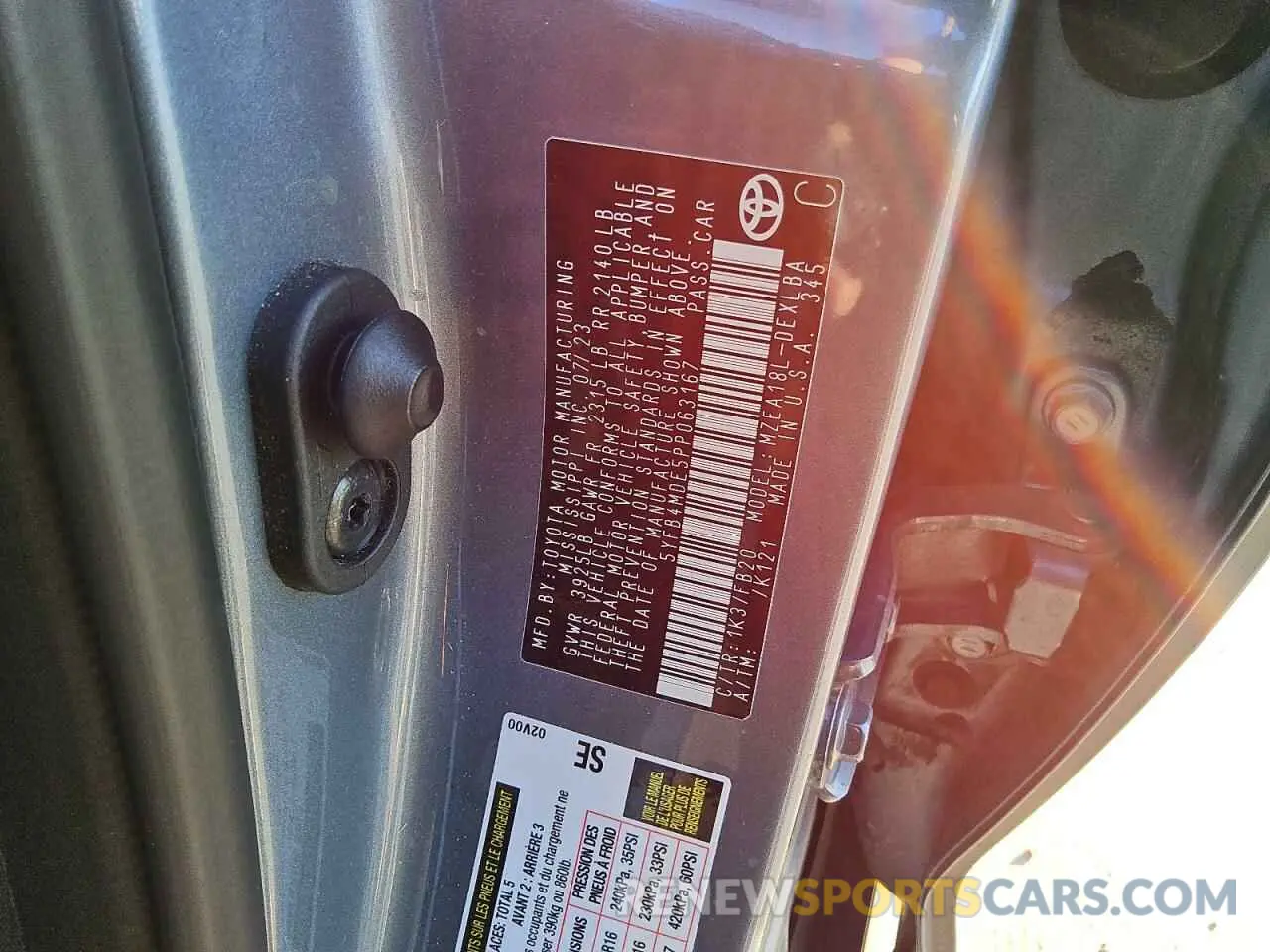 13 Photograph of a damaged car 5YFB4MDE5PP063167 TOYOTA COROLLA 2023