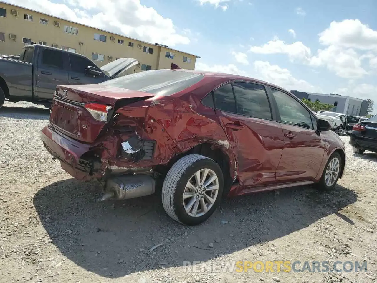 3 Photograph of a damaged car 5YFB4MDE6PP002393 TOYOTA COROLLA 2023