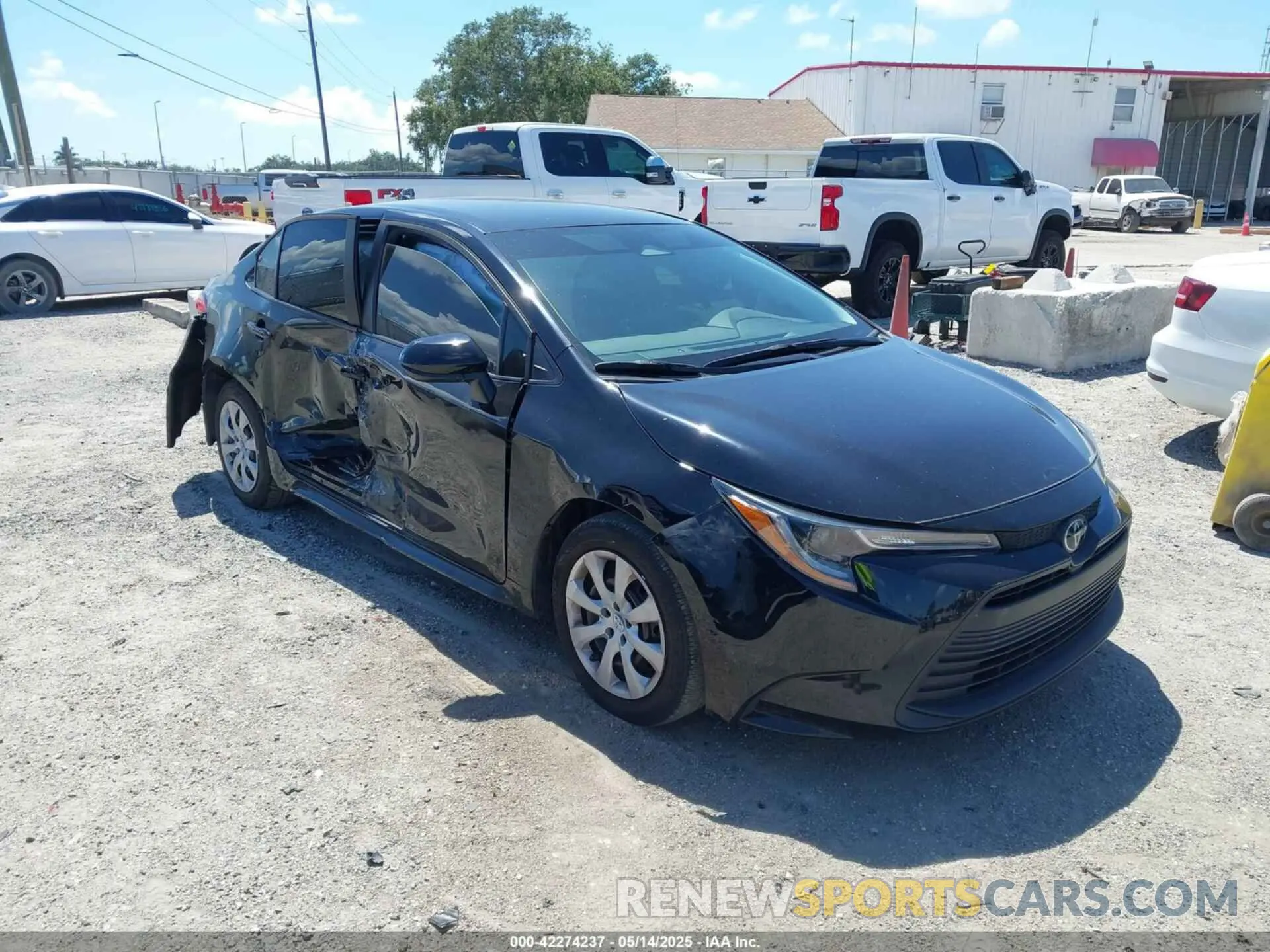 1 Photograph of a damaged car 5YFB4MDE6PP006038 TOYOTA COROLLA 2023