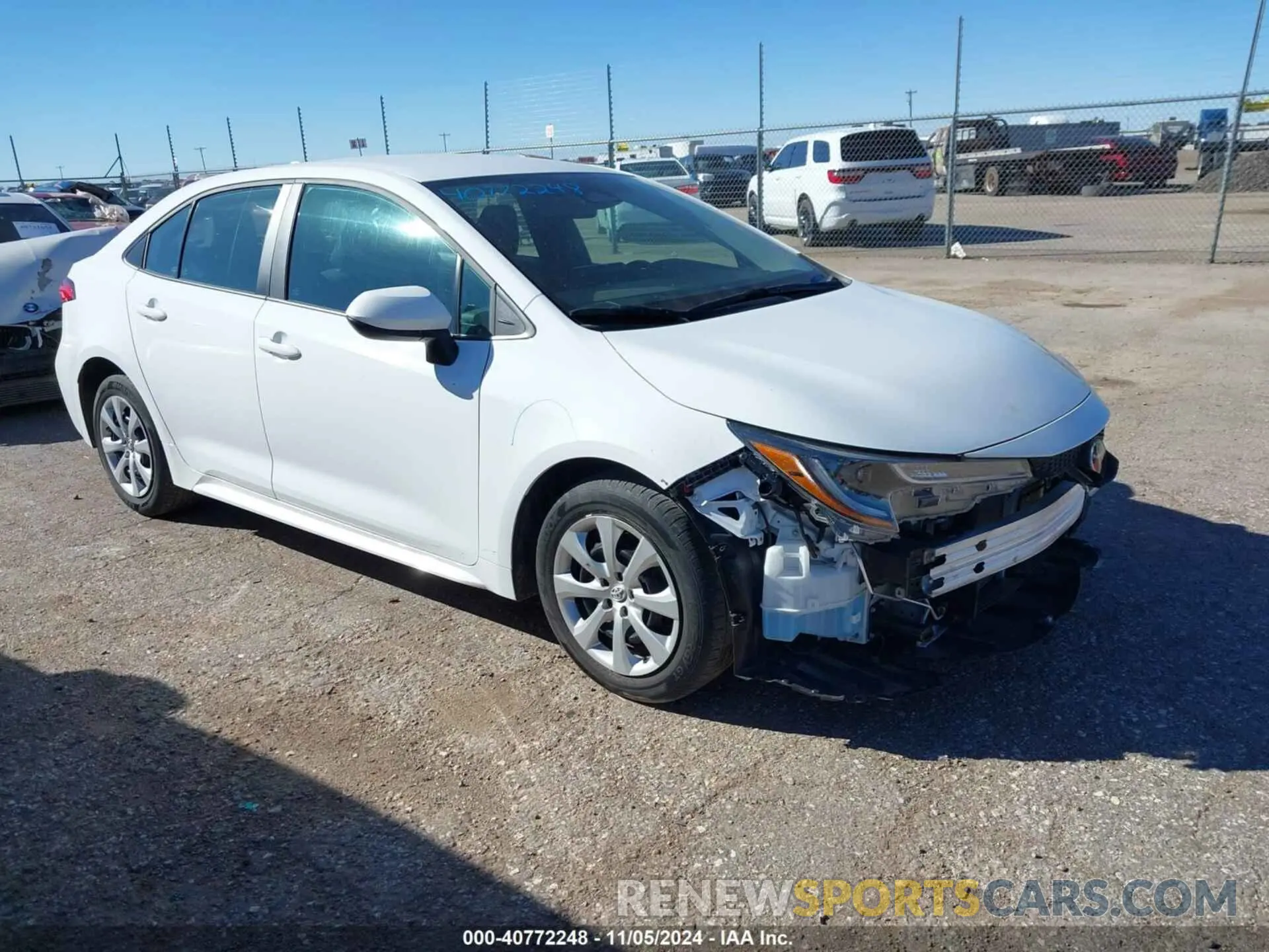 1 Photograph of a damaged car 5YFB4MDE6PP008369 TOYOTA COROLLA 2023