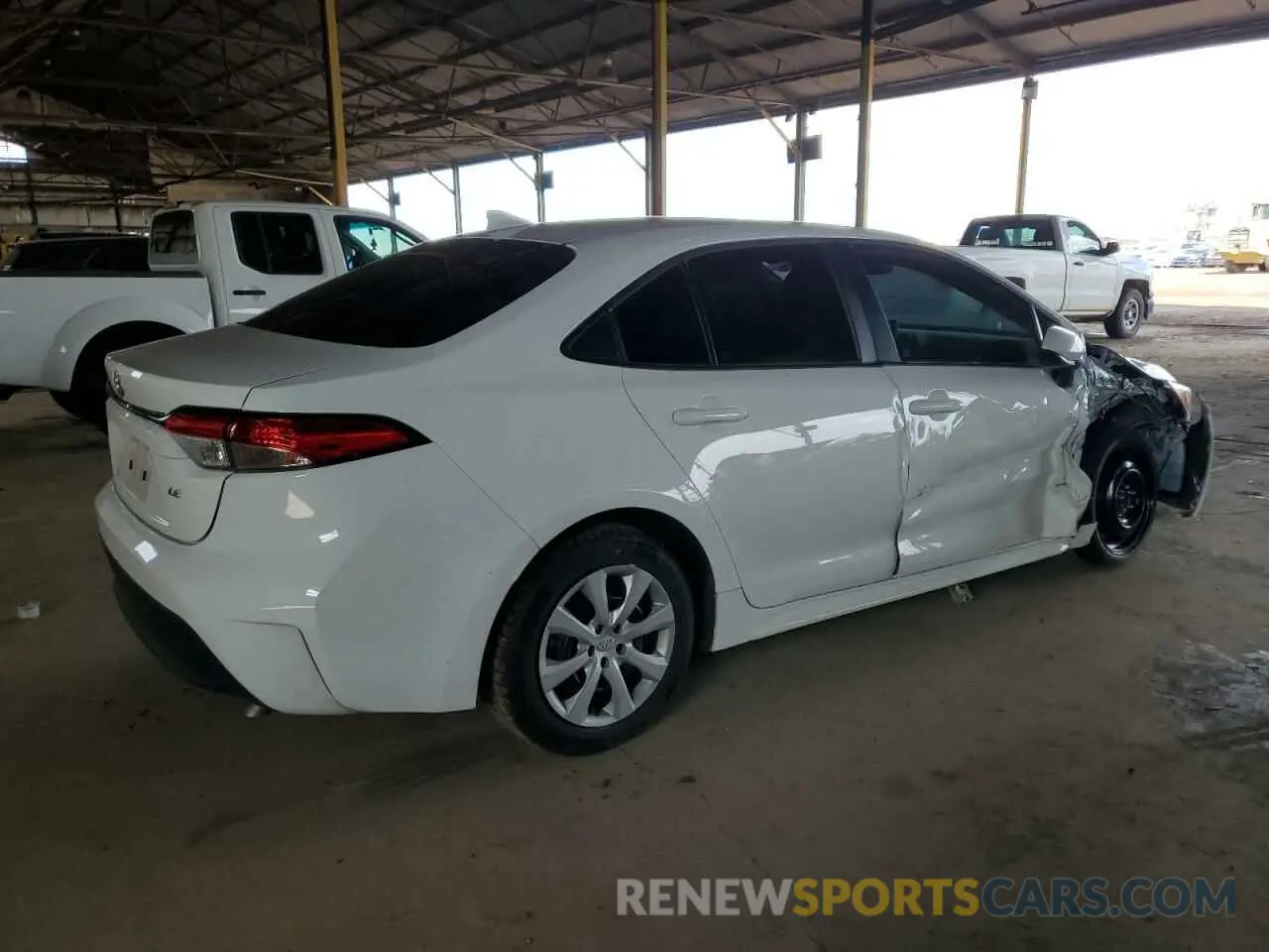 3 Photograph of a damaged car 5YFB4MDE6PP009134 TOYOTA COROLLA 2023