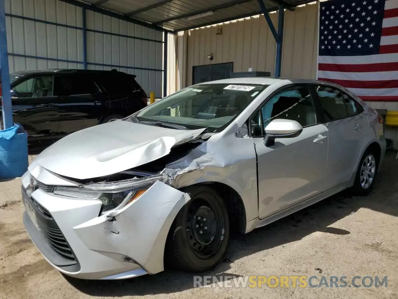 1 Photograph of a damaged car 5YFB4MDE6PP034017 TOYOTA COROLLA 2023