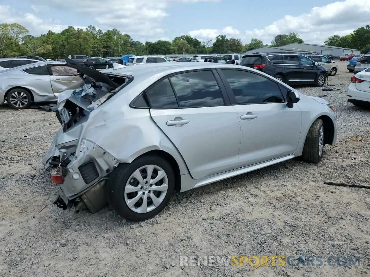 3 Photograph of a damaged car 5YFB4MDE6PP037855 TOYOTA COROLLA 2023