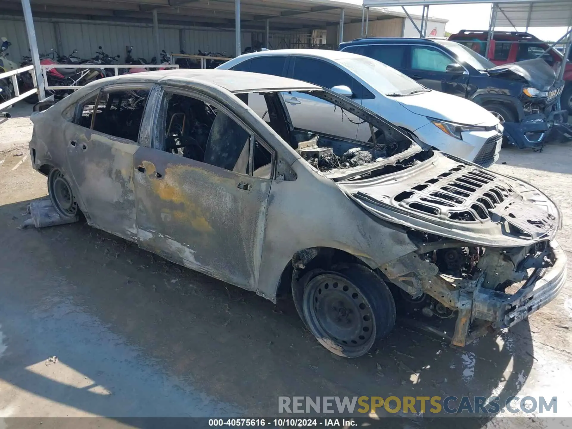 1 Photograph of a damaged car 5YFB4MDE6PP043154 TOYOTA COROLLA 2023