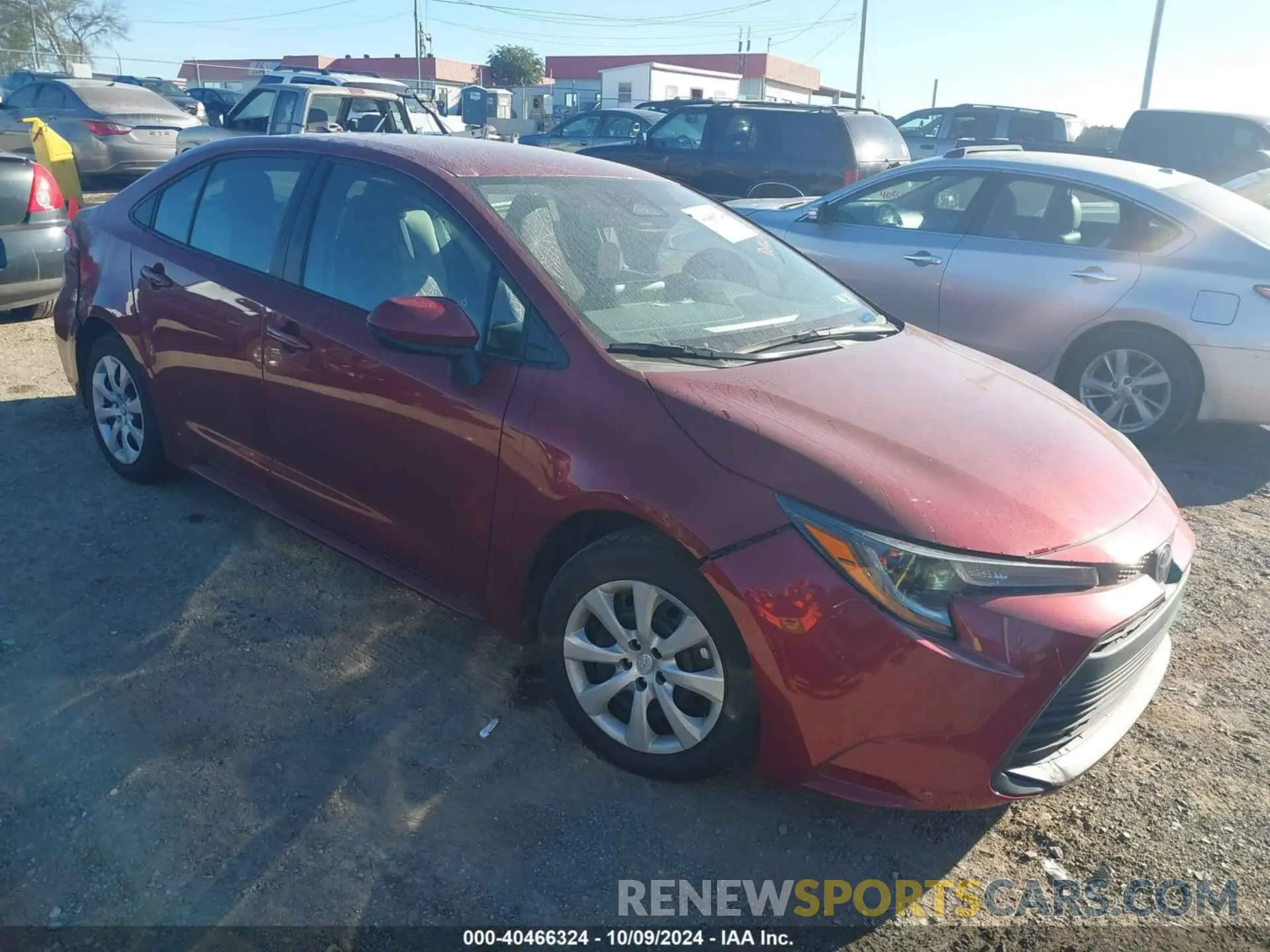 1 Photograph of a damaged car 5YFB4MDE6PP053022 TOYOTA COROLLA 2023