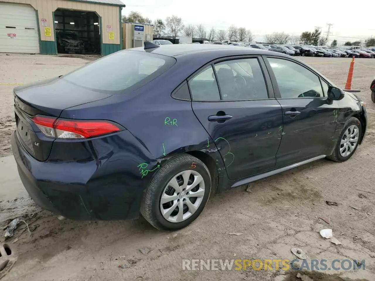 3 Photograph of a damaged car 5YFB4MDE6PP058379 TOYOTA COROLLA 2023