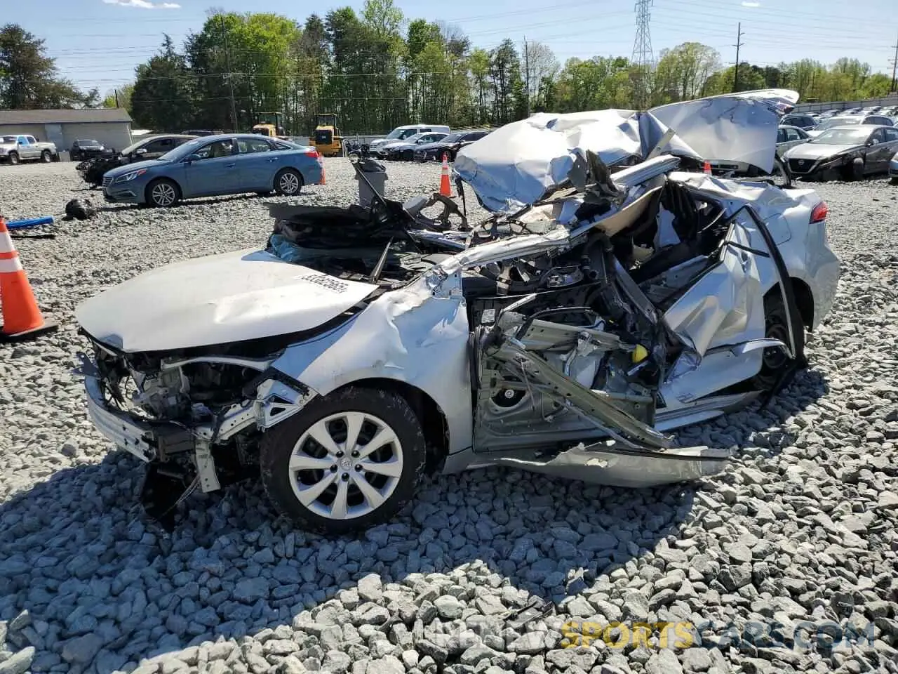 1 Photograph of a damaged car 5YFB4MDE6PP066496 TOYOTA COROLLA 2023