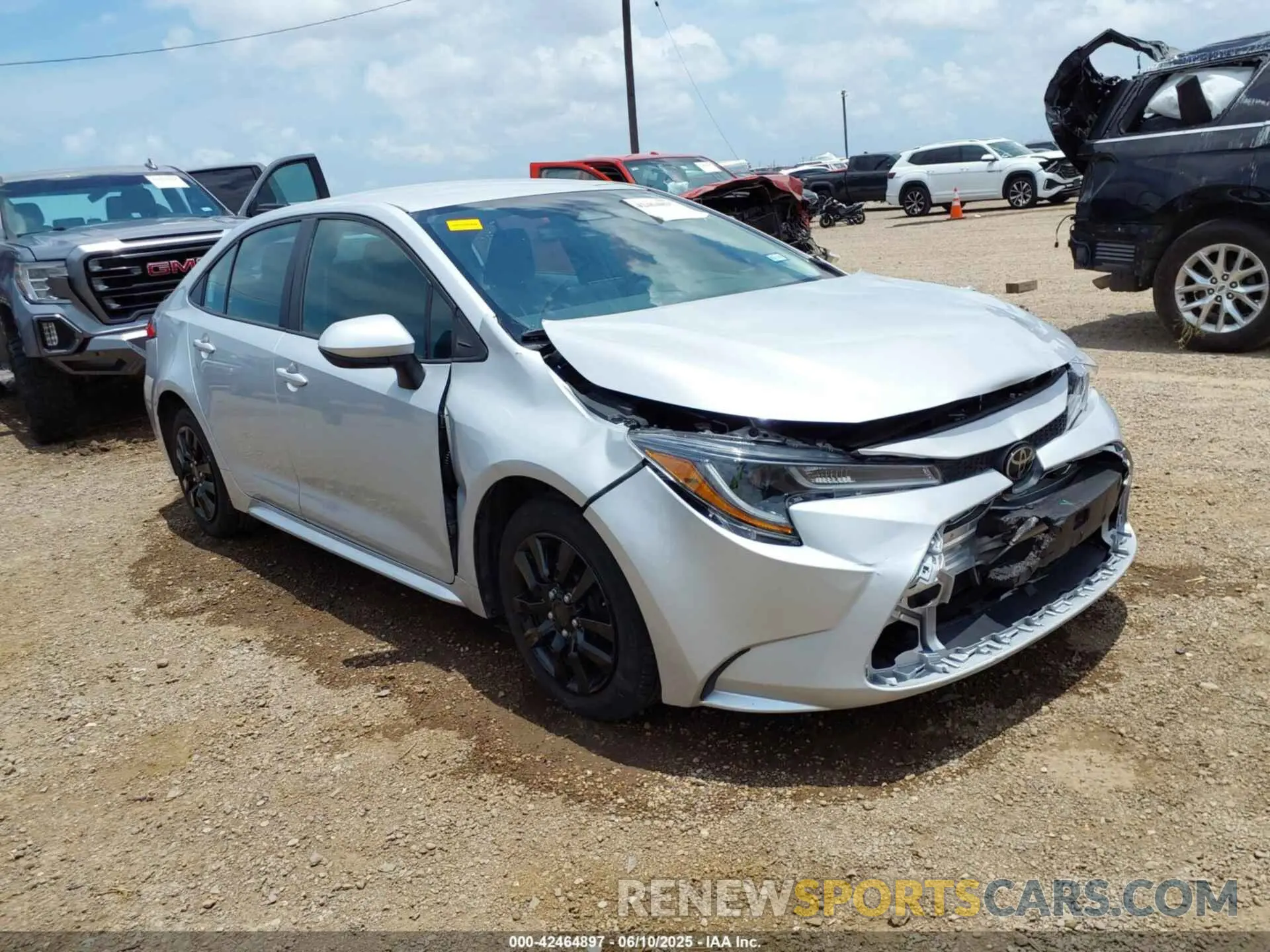 1 Photograph of a damaged car 5YFB4MDE7PP013886 TOYOTA COROLLA 2023