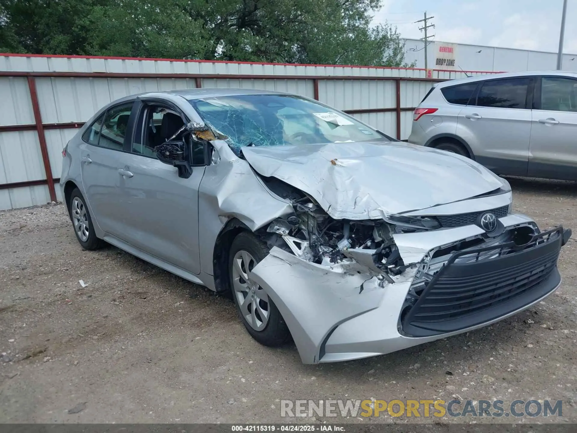 1 Photograph of a damaged car 5YFB4MDE7PP015928 TOYOTA COROLLA 2023