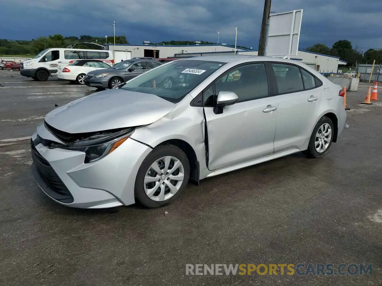 1 Photograph of a damaged car 5YFB4MDE7PP016464 TOYOTA COROLLA 2023