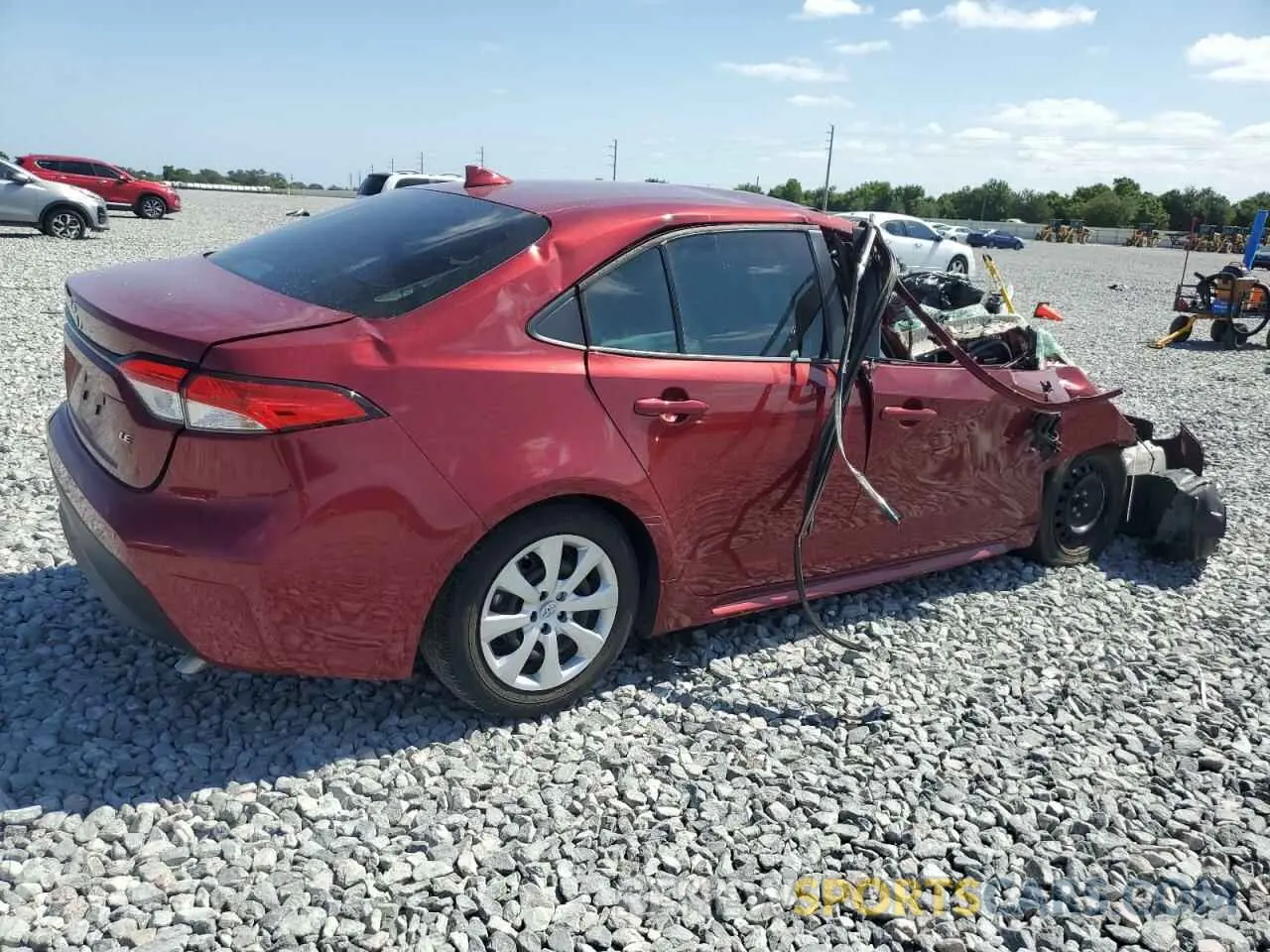 3 Photograph of a damaged car 5YFB4MDE7PP025861 TOYOTA COROLLA 2023