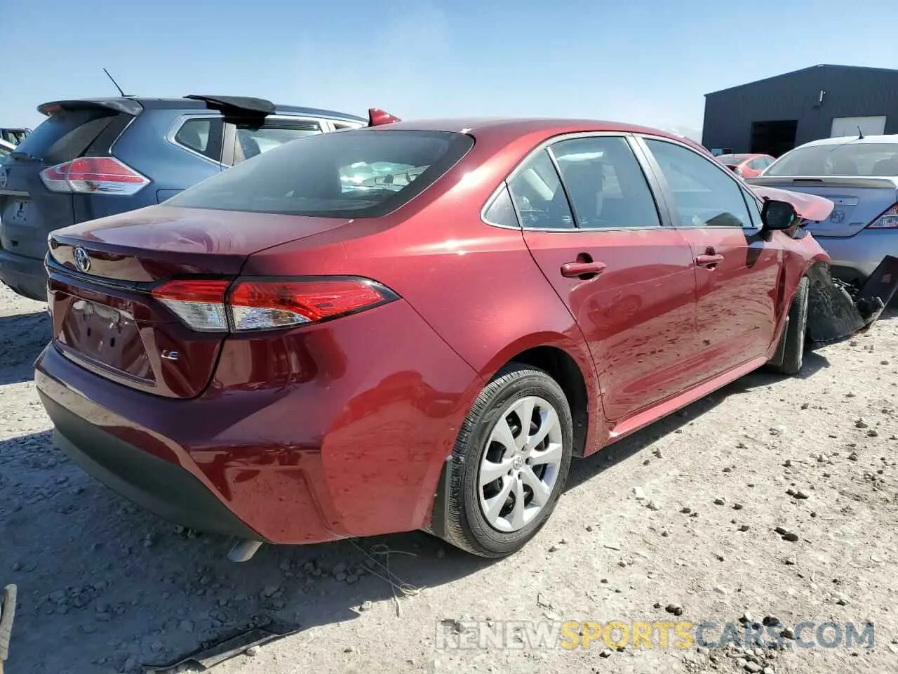 3 Photograph of a damaged car 5YFB4MDE7PP034124 TOYOTA COROLLA 2023