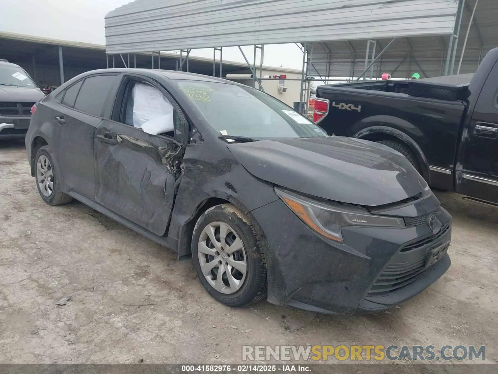 1 Photograph of a damaged car 5YFB4MDE7PP041395 TOYOTA COROLLA 2023