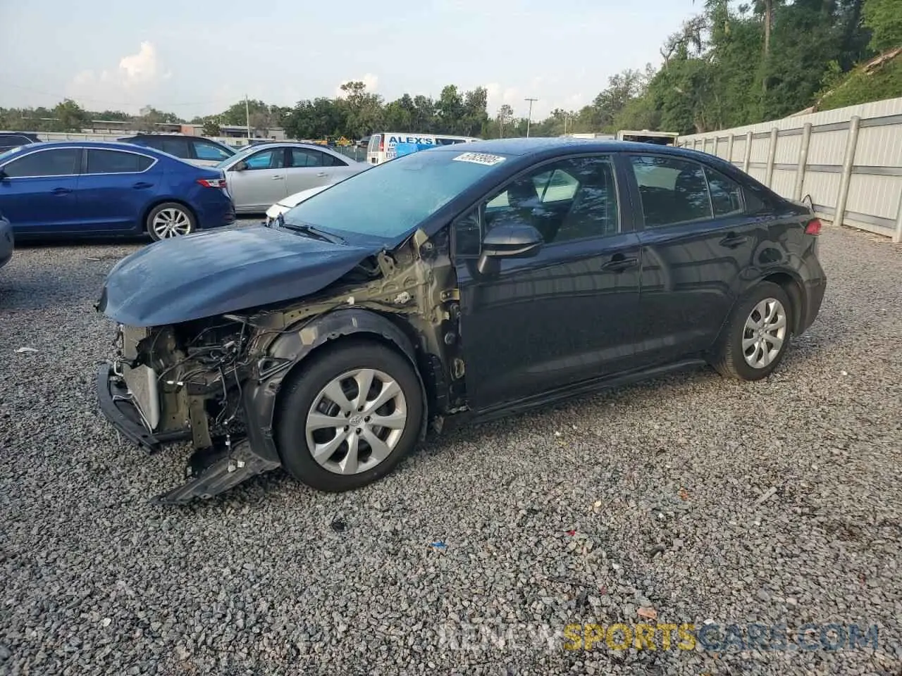 1 Photograph of a damaged car 5YFB4MDE7PP045513 TOYOTA COROLLA 2023