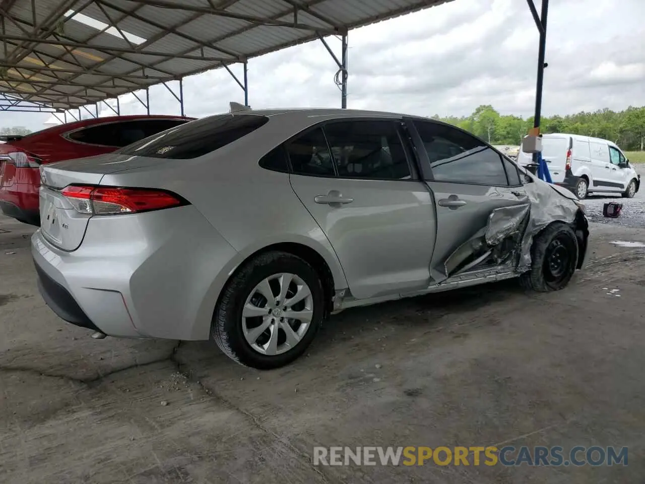 3 Photograph of a damaged car 5YFB4MDE7PP076115 TOYOTA COROLLA 2023